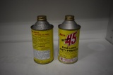 (2) Amco antifreeze cone-top cans