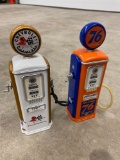 (2) gas pump banks