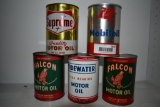 (5) 1-qt oil cans