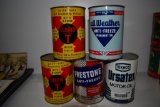 (5) 1-qt oil cans