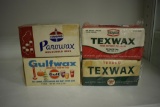 (4) NOS boxes of household wax