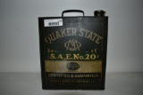 Quaker State motor oil can