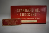 Standard Oil checkers set