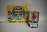 (2) Mobil Oil pieces