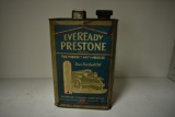 Eveready Prestone antifreeze can