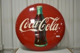 Coca Cola button sign