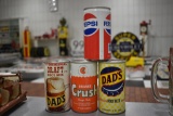 (4) empty soda cans