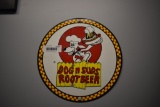 Dog n Suds Root Beer porcelain sign