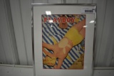 Playboy advertising framed print