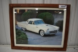 1957 Thunderbird framed picture