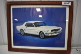 1966 Ford Mustang framed print