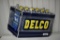 Delco battery sign