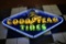 Goodyear Tires porcelain neon sign