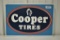 Cooper Tires metal sign