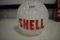 Shell double-sided milk glass globe