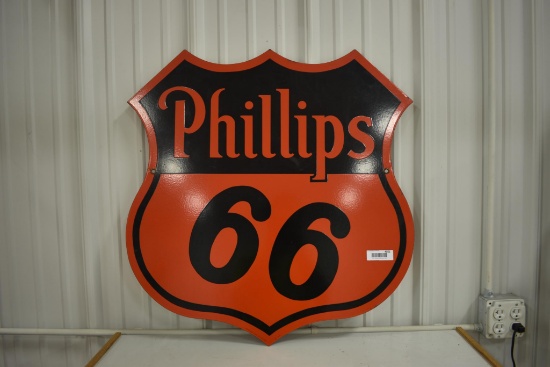 Phillips 66 porcelain sign