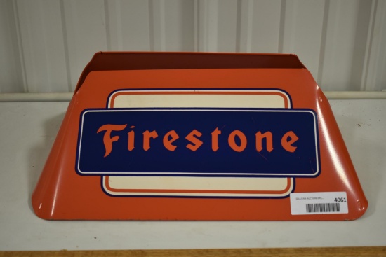 Firestone metal tire display