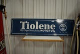 Tiolene Motor Oil porcelain sign