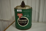 Conoco Super Motor Oil can