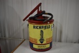 Richfield 5-gal oil lubricant can