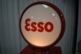 Esso double-sided reproduction globe