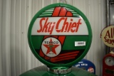 Texaco Sky Chief double-sided globe