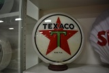 Texaco double-sided globe