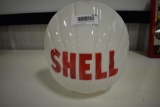 Shell double-sided milk glass globe