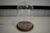 Plastic rotating display case