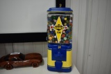 Blue Sunoco 1cent gumball machine