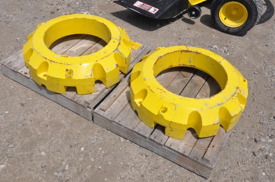 (2) JD 450 lbs wheel weights