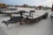 PJ 23' tilt deck bumper hitch flatbed trailer