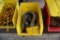 yellow bin with clevis
