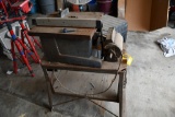 older table saw on stand