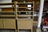 metal cabinet with shelves 39
