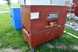 Jobox tool storage cabinet on rollers