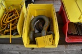 yellow bin with clevis