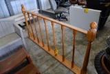 wooden stair rail
