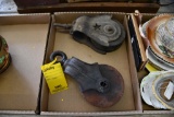 antique pulleys