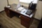 Credenza and office desk