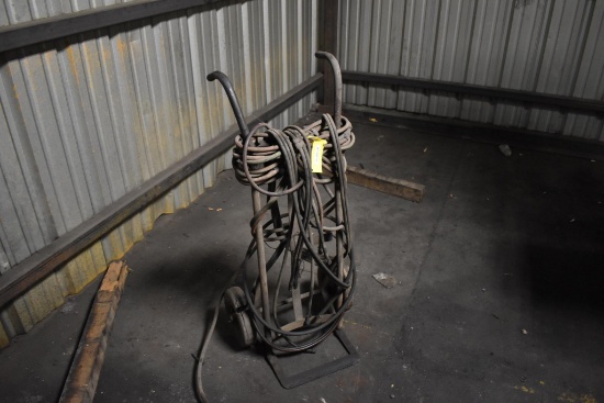 2-wheel dolly w/older torch hoses
