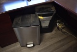 Paper shredder and trash can