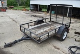 8' x 5' flatbed trailer