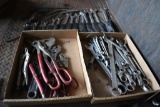 (2) flats of tools & sleeve of wrenches