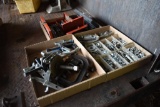 (3) boxes of misc. tools including gear pullers, partial socket sets & hardware