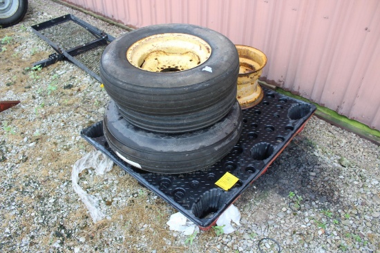 (3) implement tires & rims