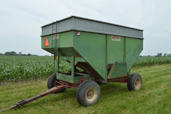 Dakon 250 bu. gravity wagon w/Dakon 1212 12 ton gear