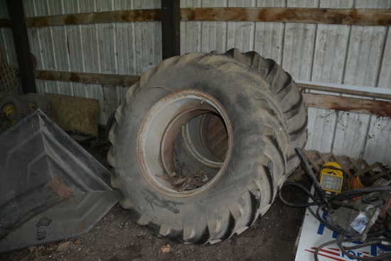 (2) Armstrong 18.4-30 tires