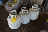 (3) propane tanks