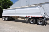 2009 Drake 34' steel hopper bottom trailer